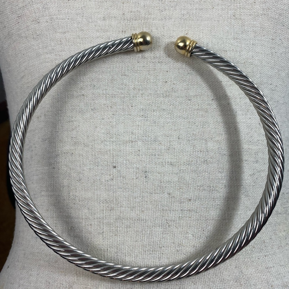 Vintage Chocker Gold/Silver Length 10’ . - Picture 6 of 9